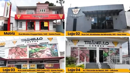 Fachada da Triângulo Carnes — Oficinas